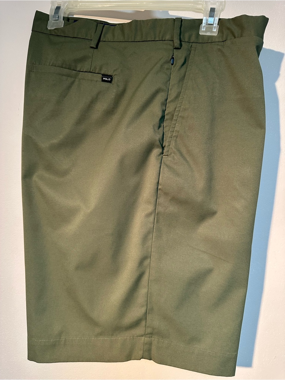 Polo by Ralph Lauren Olive Flat-Front Men’s Shorts Performance